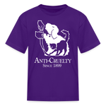 Load image into Gallery viewer, Anti-Cruelty 90's Retro Logo Kids' T-Shirt - purple
