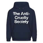 Load image into Gallery viewer, Anti-Cruelty Dark Hoodie - navy
