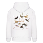 Load image into Gallery viewer, Anti-Cruelty and Paige Halminiak Designs Hoodie (Back Illustration) - white
