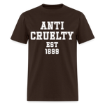 Load image into Gallery viewer, Anti-Cruelty University T-Shirt - brown
