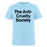 Load image into Gallery viewer, Anti-Cruelty T-Shirt - powder blue
