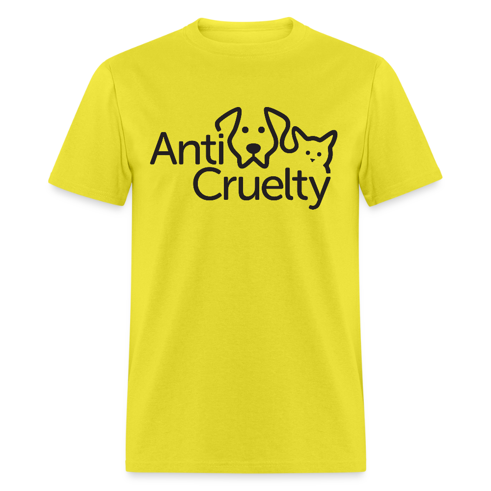 Anti-Cruelty Bright Unisex Classic T-Shirt - yellow