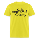 Load image into Gallery viewer, Anti-Cruelty Bright Unisex Classic T-Shirt - yellow
