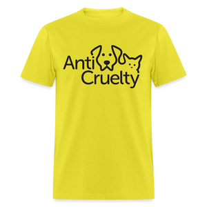 Anti-Cruelty Bright Unisex Classic T-Shirt - yellow