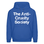 Load image into Gallery viewer, Anti-Cruelty Dark Hoodie - royal blue
