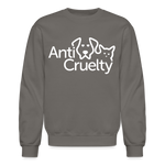 Load image into Gallery viewer, Anti-Cruelty Valentine's Day Logo Crewneck Sweatshirt - asphalt gray
