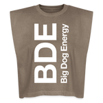 Load image into Gallery viewer, Big Dog Energy Washed Women´s Muscle Tank Top - light brown
