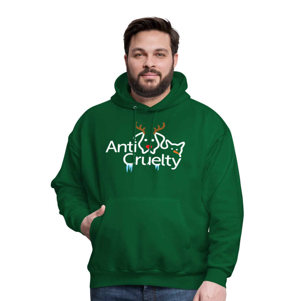 2025 Anti-Cruelty Holiday Hoodie - forest green