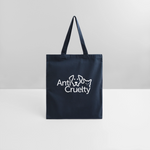Load image into Gallery viewer, Anti-Cruelty Logo Tote Bag - navy
