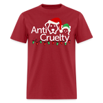 Load image into Gallery viewer, Anti-Cruelty "Merry Makers" Logo T-Shirt - true red
