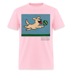 Load image into Gallery viewer, &quot;Go Fetch&quot; Art From The Heart Adult T-Shirt - pink
