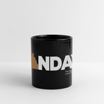 Load image into Gallery viewer, "Mondays" Panoramic Mug - black
