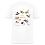 Load image into Gallery viewer, Anti-Cruelty and Paige Halminiak Designs T-Shirt - white
