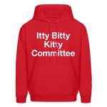 Load image into Gallery viewer, Itty Bitty Kitty Dark Hoodie - red
