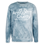 Load image into Gallery viewer, Team Anti-Cruelty Unisex Colorblast Crewneck Sweatshirt - ocean
