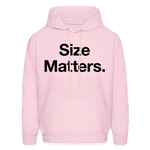 Load image into Gallery viewer, Size Matters Hoodie - pale pink
