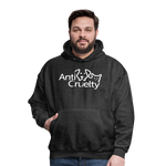 Load image into Gallery viewer, Anti-Cruelty Valentine's Day Logo Hoodie - charcoal grey
