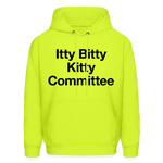Load image into Gallery viewer, Itty Bitty Kitty Hoodie - safety green
