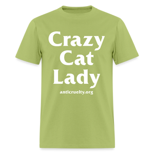 "Crazy Cat Lady" Unisex Classic T-Shirt - kiwi