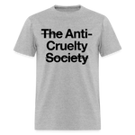 Load image into Gallery viewer, Anti-Cruelty T-Shirt - heather gray
