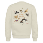 Load image into Gallery viewer, Anti-Cruelty and Paige Halminiak Designs Crewneck Sweatshirt (Back Illustration) - Sand
