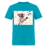Load image into Gallery viewer, &quot;Mr. Teddy Playing Soccer&quot; Art From The Heart Shirt - turquoise
