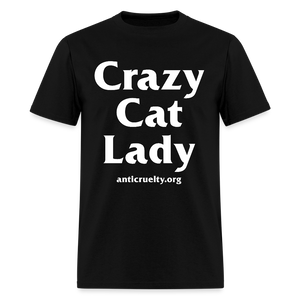 "Crazy Cat Lady" Unisex Classic T-Shirt - black