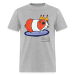 Load image into Gallery viewer, &quot;Royal Guinea Pig&quot; Art From The Heart Adult T-Shirt - heather gray
