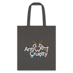 Load image into Gallery viewer, 2025 Anti-Cruelty Holiday Tote Bag - charcoal
