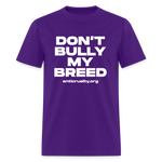 Load image into Gallery viewer, "Don't Bully My Breed" Unisex Classic T-Shirt - purple
