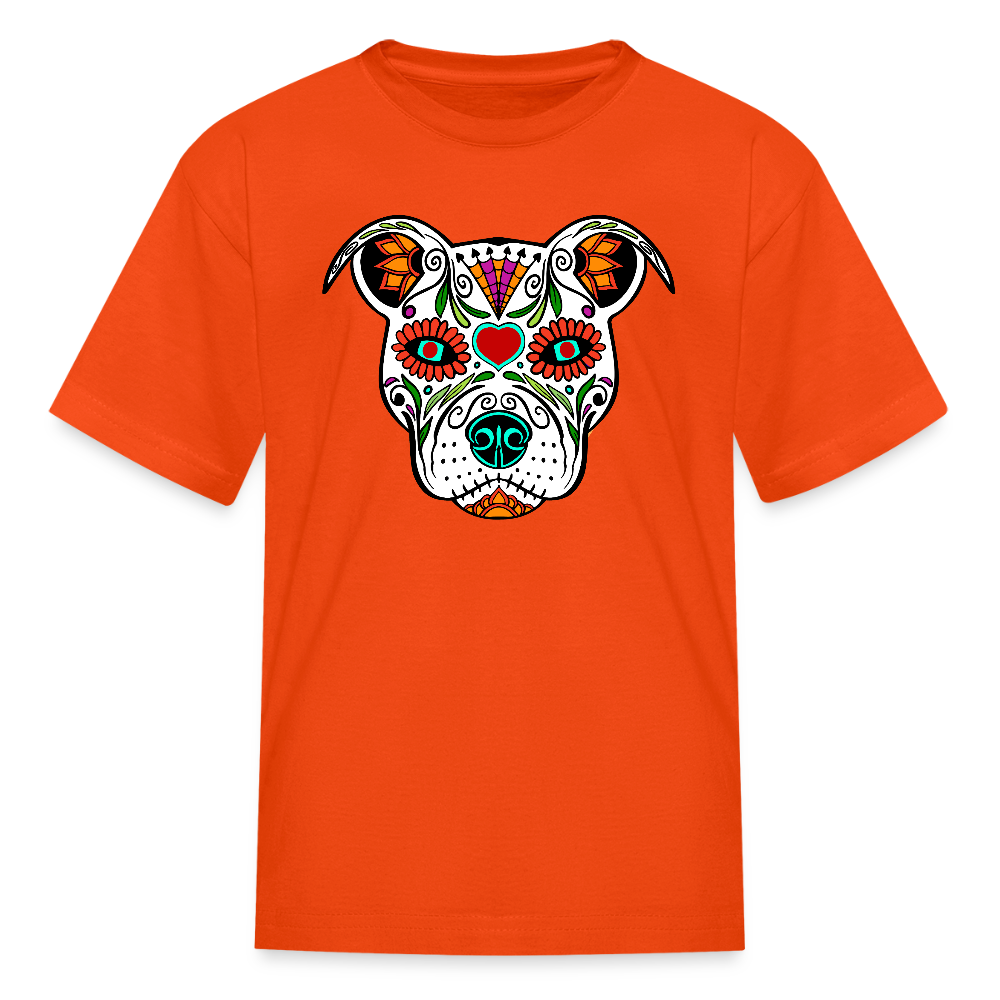 Día de los Doggie Kids' T-Shirt - orange