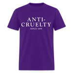 Load image into Gallery viewer, Anti-Cruelty 40's Logo T-Shirt - purple
