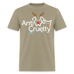 Load image into Gallery viewer, Anti-Cruelty "Frosty Friends" Logo T-Shirt - khaki
