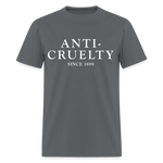 Load image into Gallery viewer, Anti-Cruelty 40's Logo T-Shirt - charcoal

