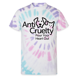 "Pour Your Heart Out" Unisex Tie Dye T-Shirt - Pastel Spiral