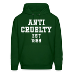Load image into Gallery viewer, Anti-Cruelty University Hoodie - forest green
