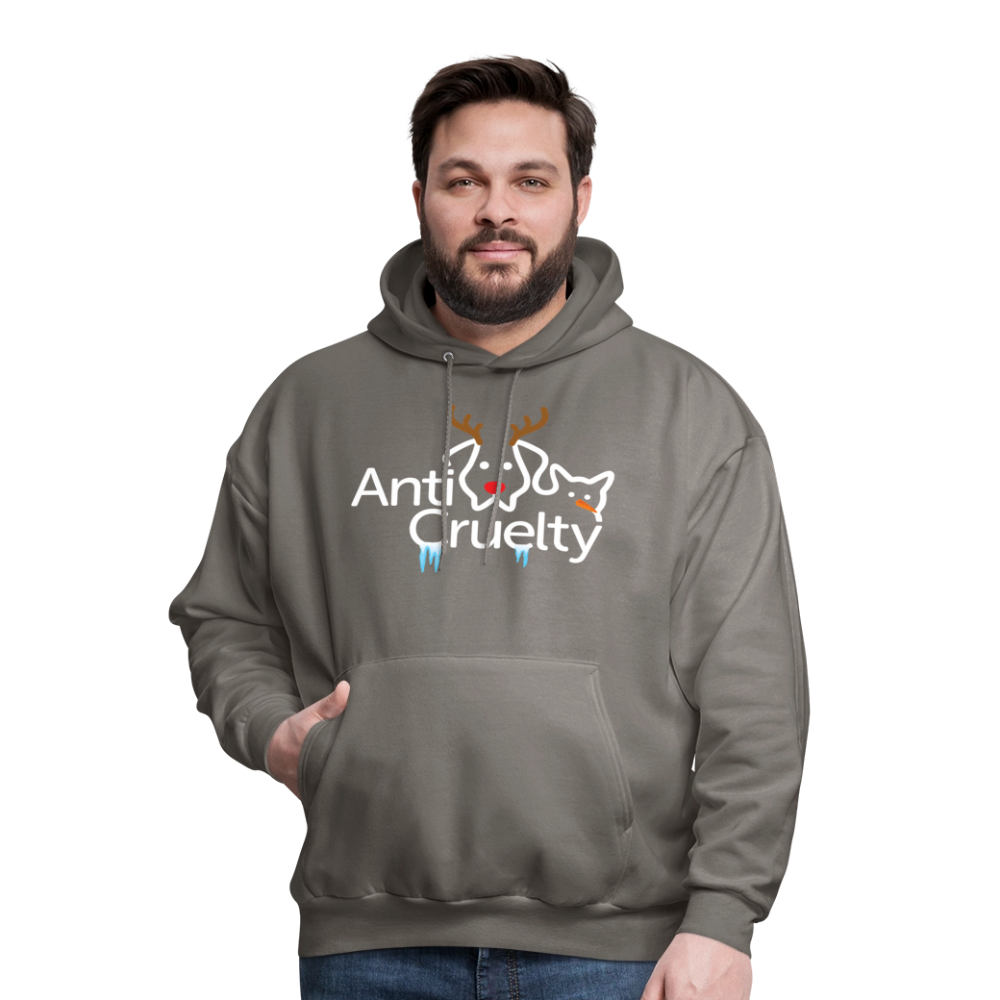 2025 Anti-Cruelty Holiday Hoodie - asphalt gray