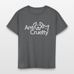 Load image into Gallery viewer, Anti-Cruelty Valentine's Day Logo Kids' T-Shirt - charcoal
