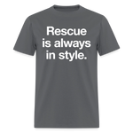 Load image into Gallery viewer, Adoption is always in style. Dark T-Shirt - charcoal
