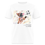 Load image into Gallery viewer, &quot;Mr. Teddy Playing Soccer&quot; Art From The Heart Shirt - white
