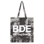 Load image into Gallery viewer, Big Dog Energy Tie Dye Tote Bag - stormy ash
