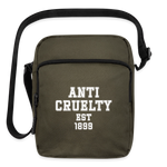 Load image into Gallery viewer, Anti-Cruelty University Crossbody Bag - olive
