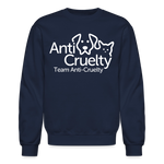Load image into Gallery viewer, Team Anti-Cruelty Crewneck Sweatshirt - navy
