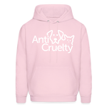 Load image into Gallery viewer, Anti-Cruelty Valentine's Day Logo Hoodie - pale pink
