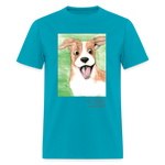 Load image into Gallery viewer, &quot;Surprise…&quot; Art From The Heart Adult T-Shirt - turquoise
