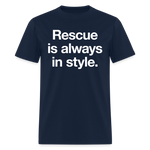 Load image into Gallery viewer, Adoption is always in style. Dark T-Shirt - navy

