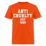 Load image into Gallery viewer, Anti-Cruelty University T-Shirt - orange
