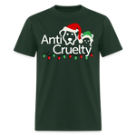 Load image into Gallery viewer, Anti-Cruelty "Merry Makers" Logo T-Shirt - forest green
