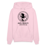 Load image into Gallery viewer, "Vintage Anti-Cruelty Greek Key" Bright Hoodie - pale pink
