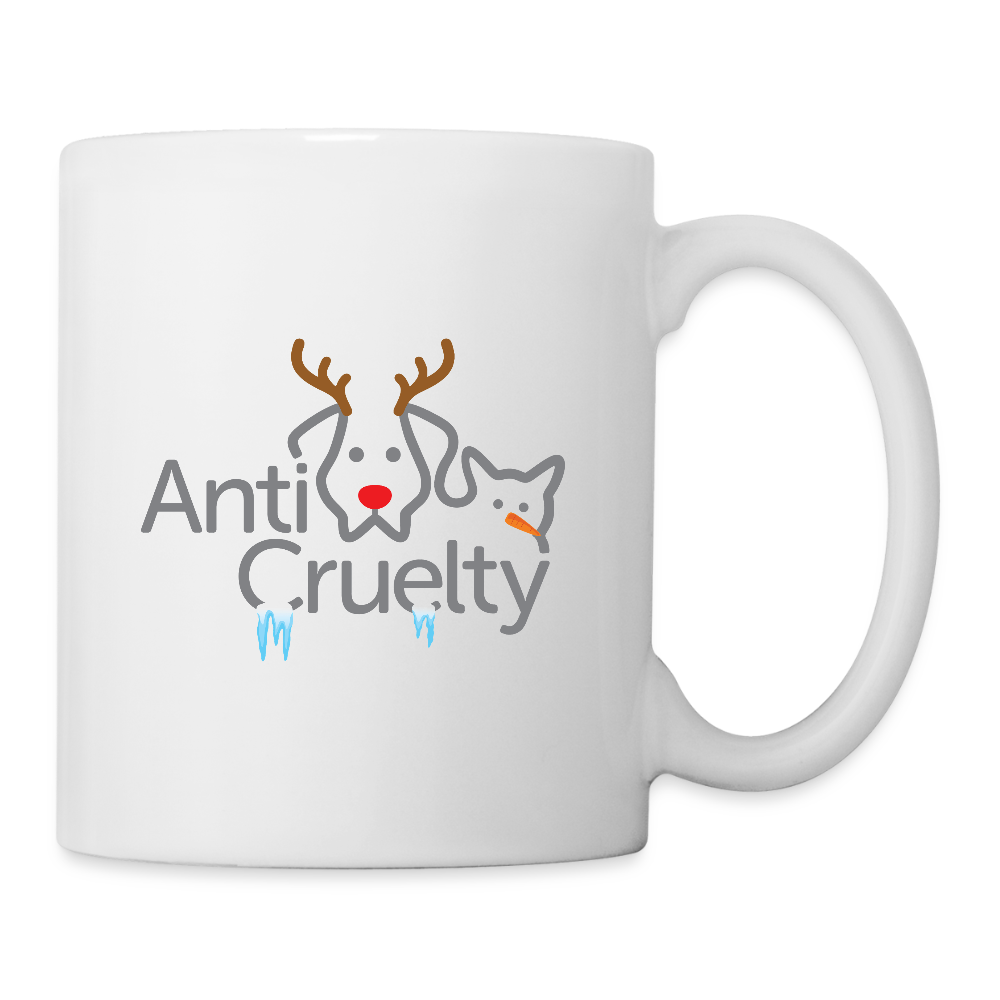 2025 Anti-Cruelty Holiday Mug - white